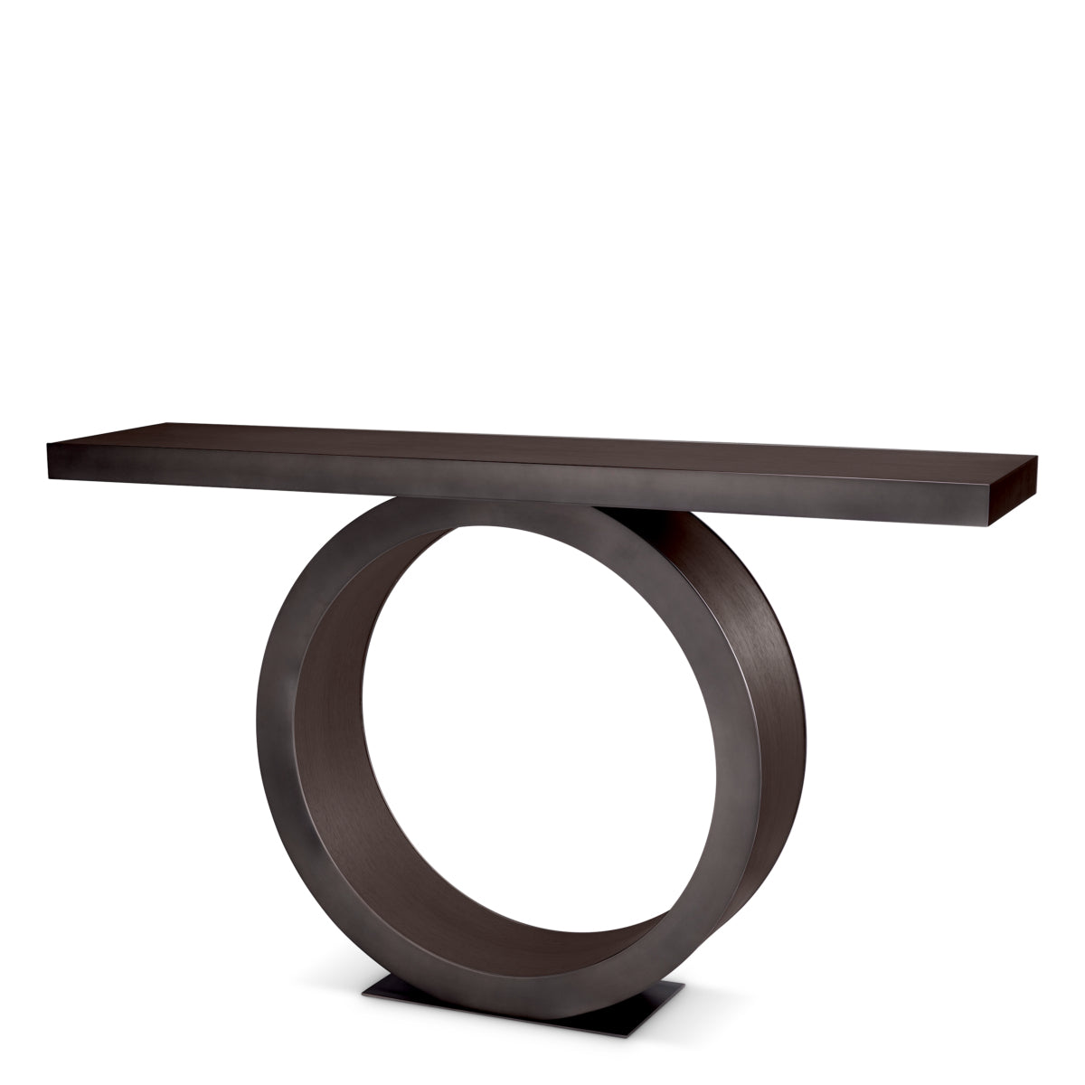 console table wandtafel eichholtz odis mocha oak