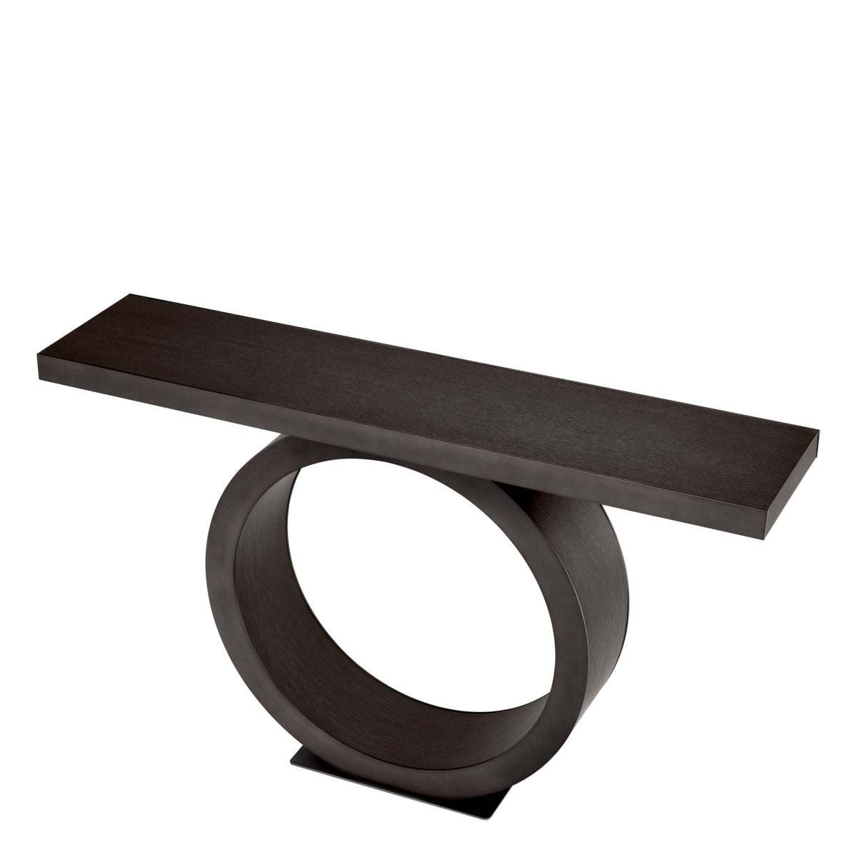 console table wandtafel eichholtz odis mocha oak