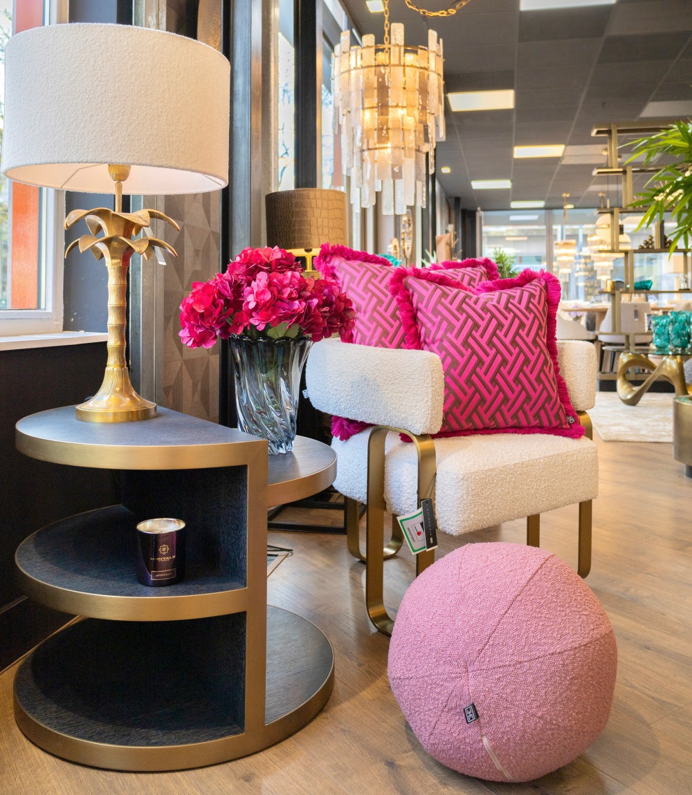 Eichholtz fauteuil Capricorn bouclé crème