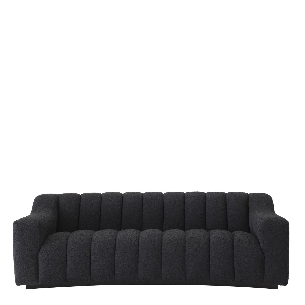 Sofa Eichholtz Kelly S Bouclé black