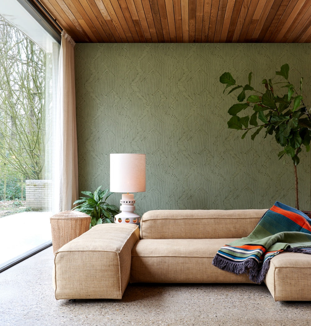 Arte Behang Manila Edge 64523 olive