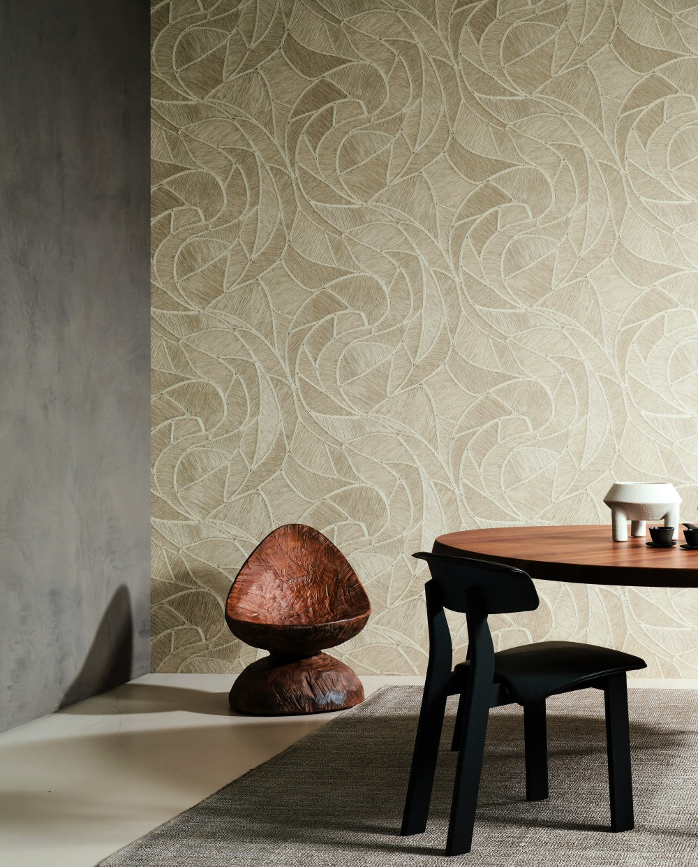 Arte Behang Manila Spiral 64510 linen