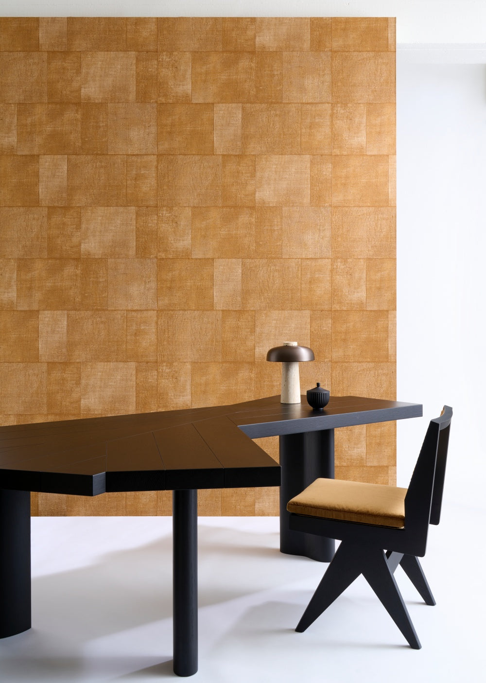 Arte behang textura cuadro 49541a ochre